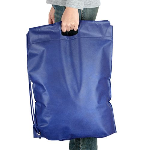 不織布ショルダーバッグ(黒)の商品画像4枚目