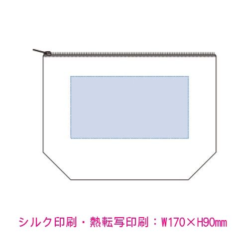 キャンバスデイリーポーチ(M)：ミッドナイトブルーの商品画像2枚目
