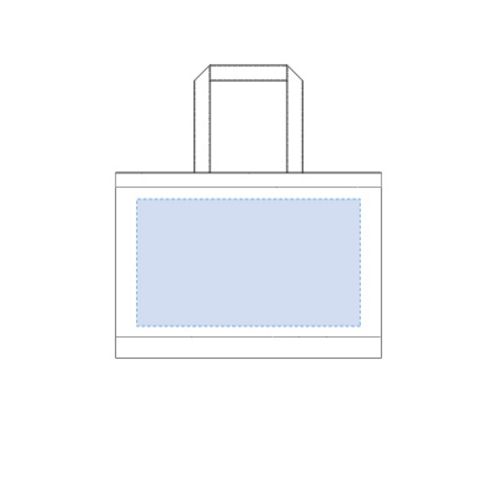 不織布イベントバッグガゼットマチ付：ナイトブラックの商品画像3枚目