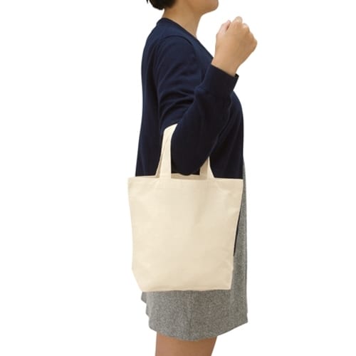 コットンバッグ(S)：レッドの商品画像2枚目