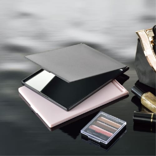 マットスクエアミラー(M)：マットブラックの商品画像2枚目