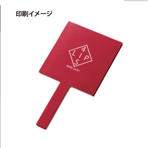 スクエアハンドミラー：ブラックの商品画像4枚目