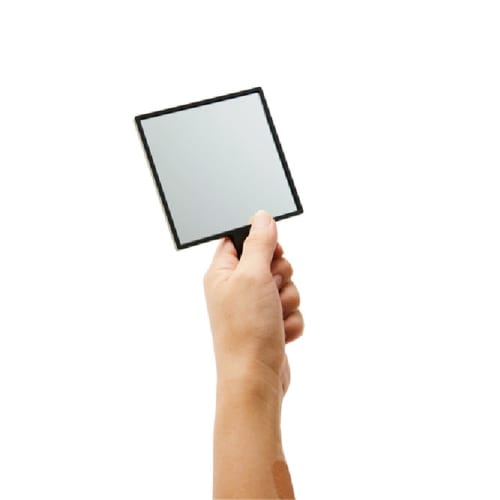 スクエアハンドミラー：ブラックの商品画像5枚目