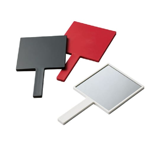 スクエアハンドミラー：ブラックの商品画像6枚目