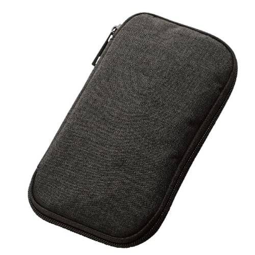 文具まとめて持ち運びポーチ：ブラックの商品画像2枚目