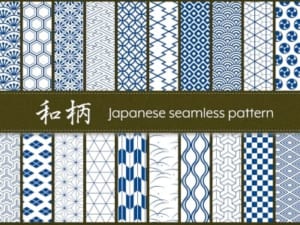 幾何学的な和柄