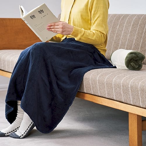 【アウトレット】ロール巾着ブランケット：ブラックの商品画像2枚目