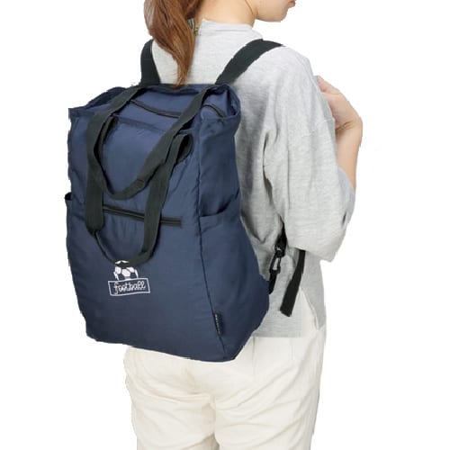 【アウトレット】MOTTERU　ポケリュックバッグ：ブラックの商品画像2枚目