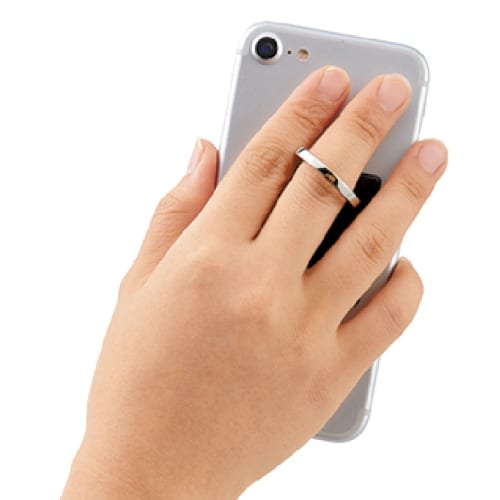 【アウトレット】モバイルリングホルダー　フルカラー対応　真四角：ホワイトの商品画像5枚目