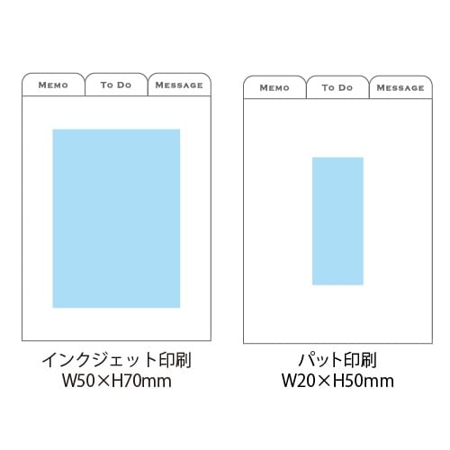 3typeメモ付箋(黒)◆の商品画像3枚目