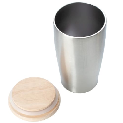 ウッドキャップステンレスタンブラー(350ml)(シャンパンゴールド)◆の商品画像2枚目