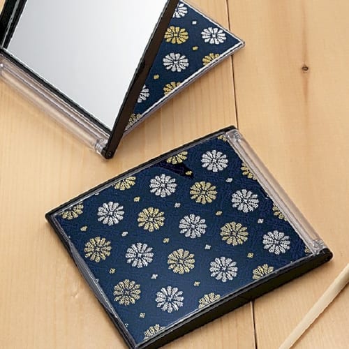 西陣織ミラー1個（紅赤）◆の商品画像2枚目