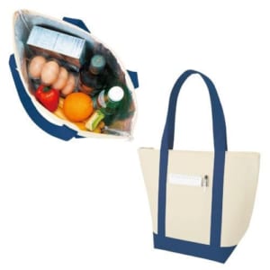 保冷バイカラートート(M)：インクブラック｜A14-TR-0733-009