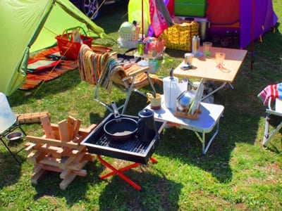 アウトドアシーンの画像