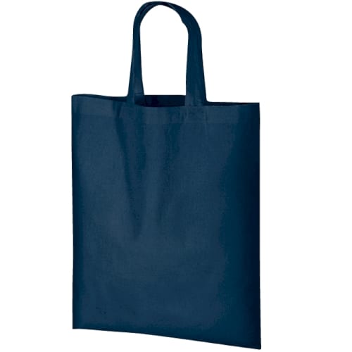 A4コットンバッグ：ネイビーの商品画像2枚目