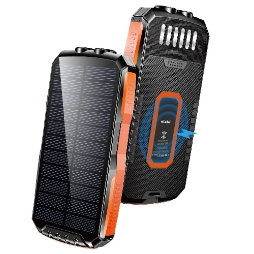 高輝度ライトソーラーバッテリー　ワイヤレス充電対応(25000mAh)の商品画像3枚目