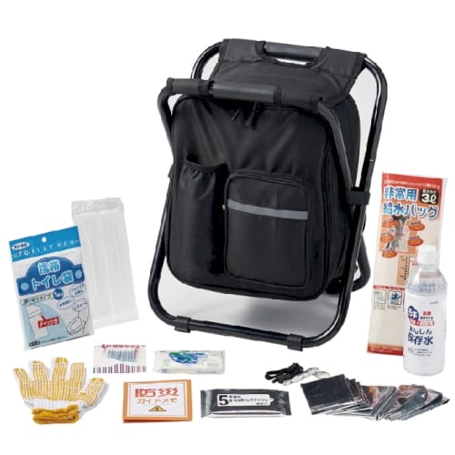 イス型リュック防災12点セット◆の商品画像3枚目