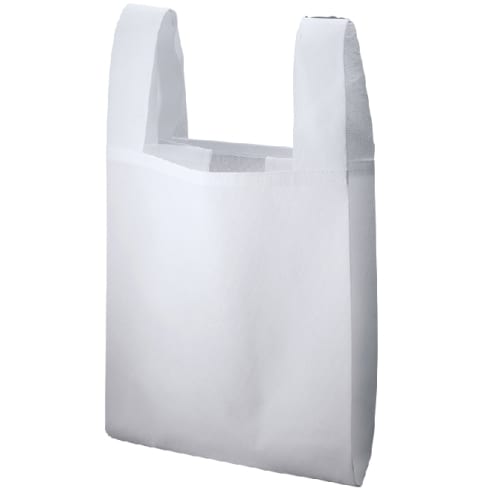 【アウトレット】不織布レジバッグ(ランチサイズ)：ナチュラルホワイトの商品画像4枚目