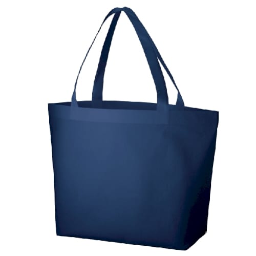 不織布ビッグショッピングトート：ディープブルーの商品画像4枚目