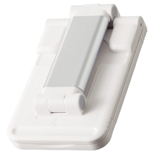 折りたたみマルチスマホスタンド：ホワイトの商品画像4枚目