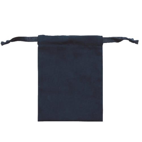 スウェードスタイル巾着(S)(ネイビー)の商品画像3枚目