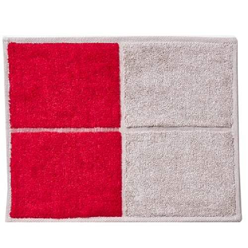 【アウトレット】MOTTERU　ポケスク　タオル：レッドの商品画像2枚目