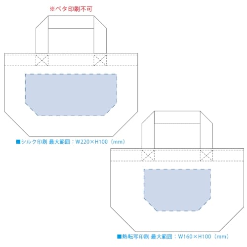 【アウトレット】シャンブリックキャンバストート(S)：グレーの商品画像3枚目