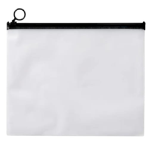 【アウトレット】EVAクリアポーチ(L)：ブラックの商品画像2枚目