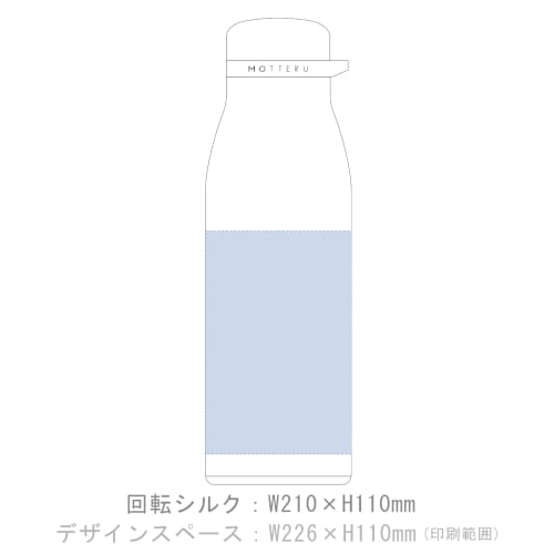 【アウトレット】MOTTERU　ショルダーサーモステンレスボトル：ホワイトの商品画像3枚目