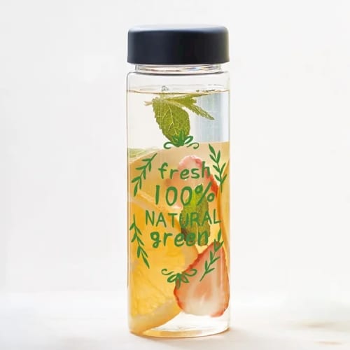 スリムクリアボトル：イエローの商品画像2枚目