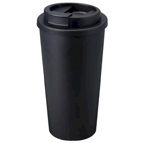 ダブルウォールタンブラー480ml　(バンブーファイバー配合)：ブラックの商品画像5枚目