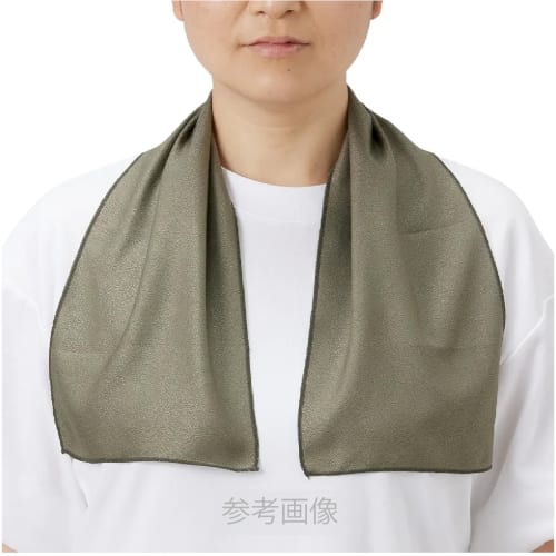 涼感マフラータオル(EVAポーチ付)：カーキの商品画像6枚目