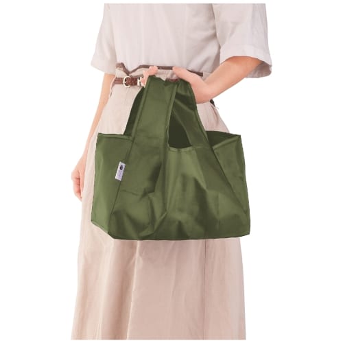 リフェロ・再生PETマチ広エコバッグ(カーキ)の商品画像2枚目