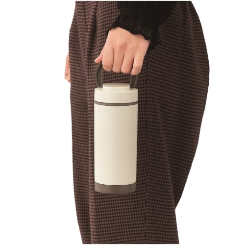 スフィア・バンブーファイバー二重構造マグボトル(アイボリー)の商品画像2枚目