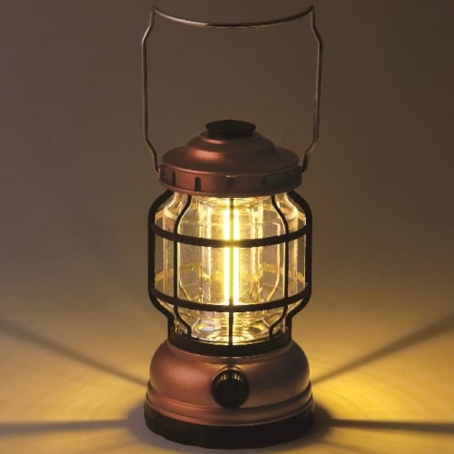 アンティークCOB調光ランタンライト(アンティークブラウン)◆の商品画像2枚目
