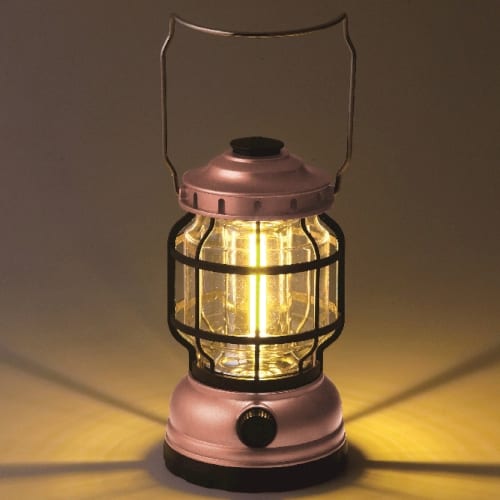 アンティークCOB調光ランタンライト(ピンクゴールド)◆の商品画像2枚目