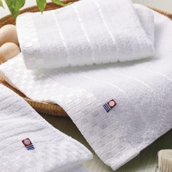 今治しろきらり　フェイスタオル2枚【今治タオル】の商品画像2枚目