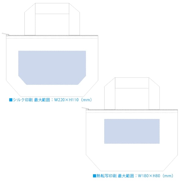 【アウトレット】オーガニックコットンバイカラー保冷トート(S)：ナチュラルの商品画像3枚目