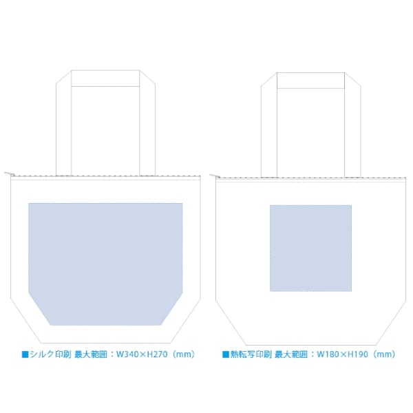 【アウトレット】オーガニックコットンバイカラー保冷トート(M)：ナイトブラックの商品画像3枚目