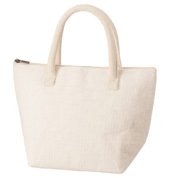 ジュート保冷トート(S)：ナチュラルホワイトの商品画像2枚目