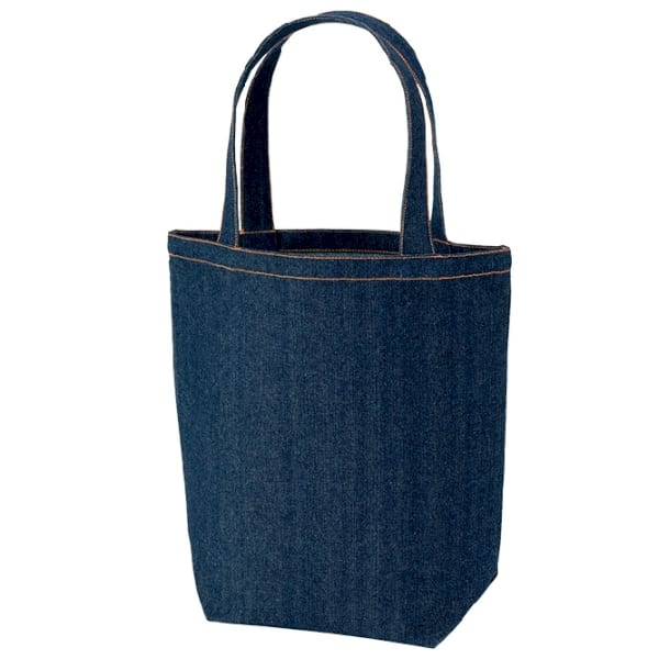 【アウトレット】デニムライクトート(M)：インディゴの商品画像4枚目