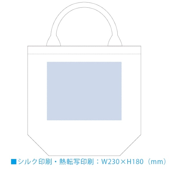 【アウトレット】デニムライクパイプハンドルトート(M)：インディゴの商品画像3枚目