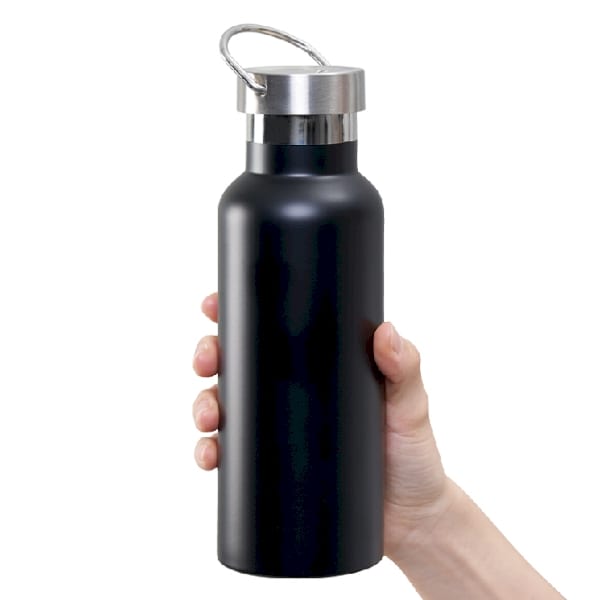 【アウトレット】メタルハンドルサーモボトル：ホワイトの商品画像2枚目