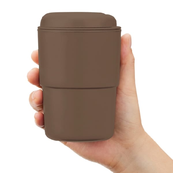 【アウトレット】カフェタンブラースタッキング(コーヒー配合タイプ)：ベージュの商品画像2枚目