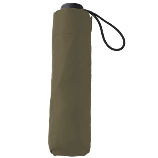 大判耐風UV折りたたみ傘(セミオートタイプ)：カーキの商品画像2枚目