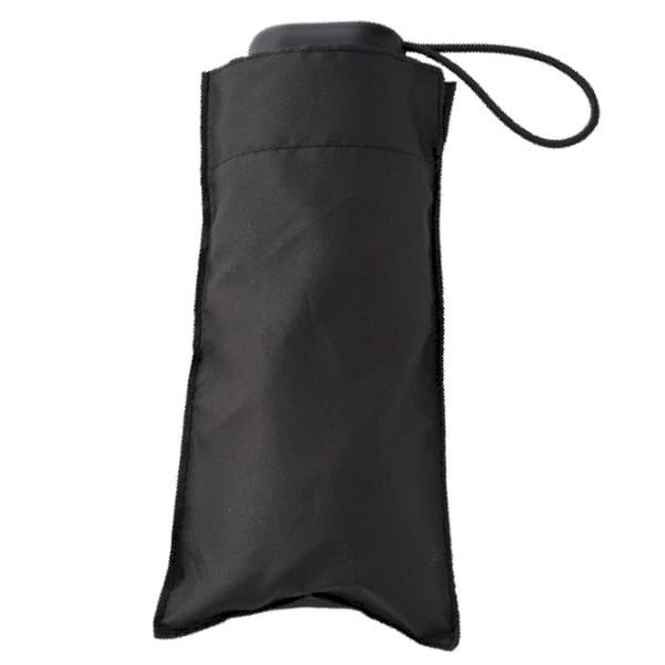 コンパクト5段UV折りたたみ傘：ブラックの商品画像2枚目