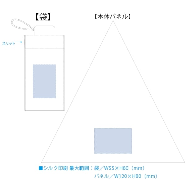 コンパクト5段UV折りたたみ傘：ブラックの商品画像3枚目