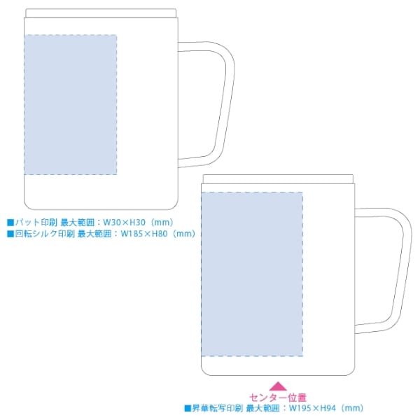 【アウトレット】フタ付サーモタンクマグ(L)：シルバーの商品画像3枚目