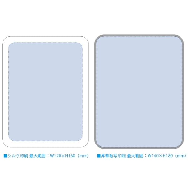 ソフトマウスパッド　スクエア：ホワイトの商品画像3枚目