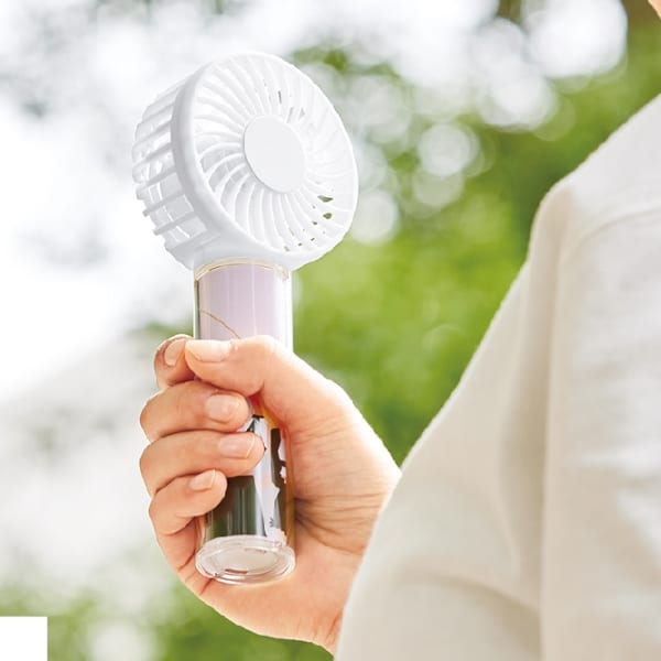 【アウトレット】カスタムデザインハンディUSBファン：ホワイトの商品画像2枚目